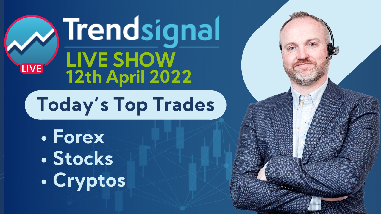 Live Trading: 12th April - Forex | Stocks | Cryptocurrencies